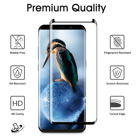 For Google Pixel 7 Pro Screen Protector 3D Curved Full Coverage 9H Hardness Temper Glass Full Cover Clear Black Screen Protector