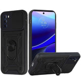 For Motorola Moto G Stylus 5G 2022 Hybrid Cases with Camera Lens Cover and Ring Holder Kickstand Rugged Dual Layer Hard  Phone Case Cover