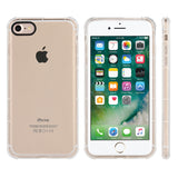 For Apple iPhone SE 3 (2022) Air Armor Transparent Hybrid Shock-Absorbing Corners Soft TPU + Hard Polycarbonate Frame Clear Phone Case Cover