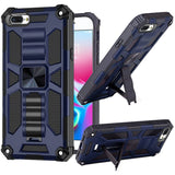 For Apple iPhone 8 Plus/7 Plus/6 6S Plus Heavy Duty Stand Hybrid Shockproof [Military Grade] Rugged Built-in Kickstand Blue Phone Case Cover