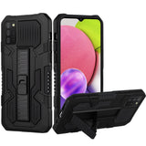 For Samsung Galaxy A03S Hybrid Tough Rugged [Shockproof] Dual Layer Protective with Kickstand Military Grade Hard TPU  Phone Case Cover