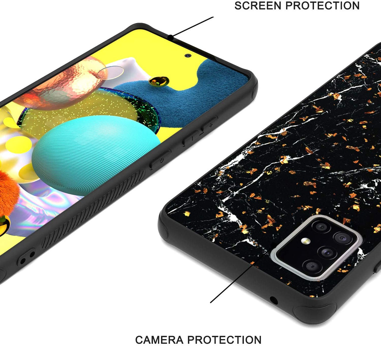 For Motorola Moto G 5G 2022 Marble Fashion Stone Stylish Flake Glitter Bling Hybrid Ultra Slim Glossy TPU Rubber Hard PC Butterfly Phone Case Cover
