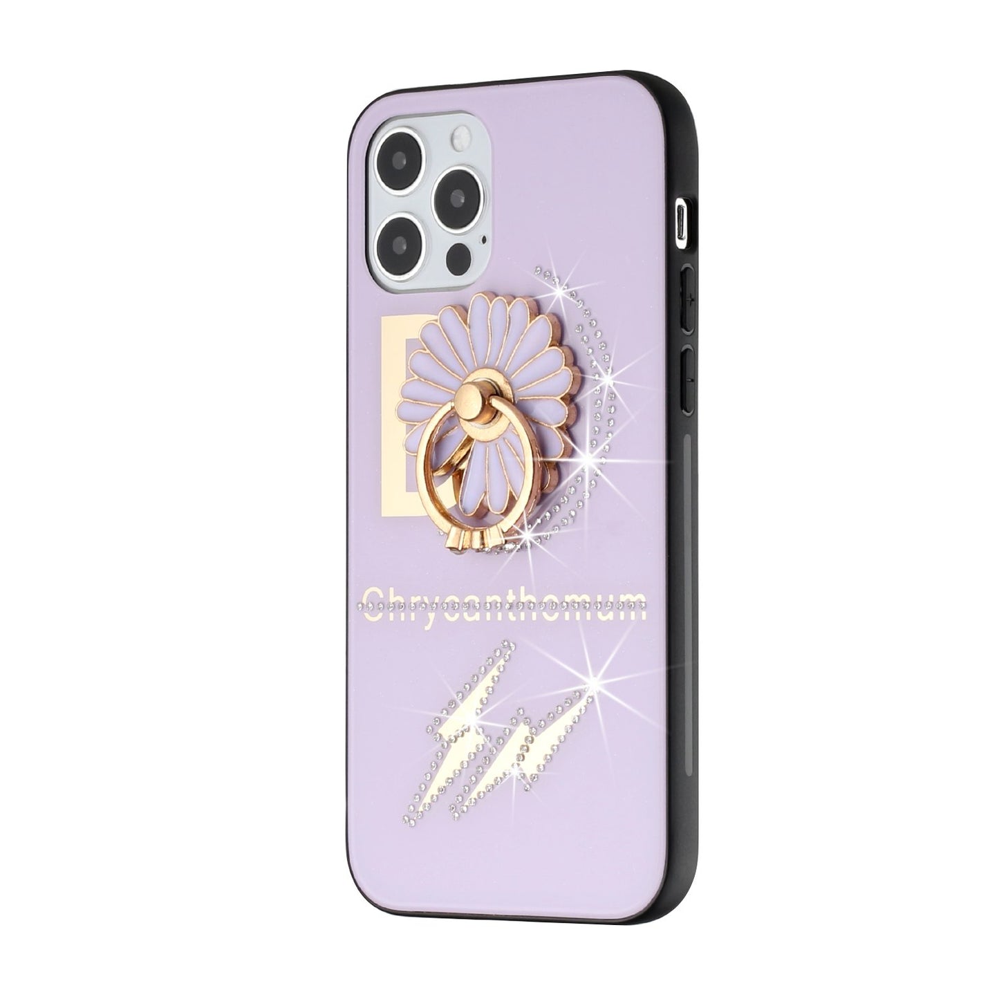 For Samsung Galaxy Z Fold 4 5G Diamond Bling Sparkly Glitter Ornaments Engraving Hybrid Ring Stand Fashion  Phone Case Cover