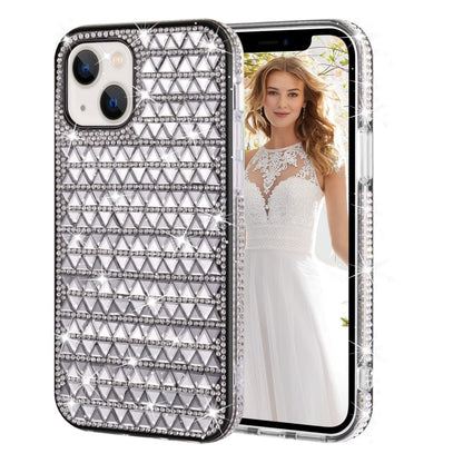 For Samsung Galaxy S22 Ultra Diamonds Sparkle 3D Crystal Glitter Bling Shiny Rhinestone Hybrid Bumper Protective  Phone Case Cover