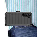 Samsung Galaxy S23 /Plus /Ultra Heavy Duty Hard PC + TPU 2in1 Hybrid Combo Rotatable Holster Belt Clip Stand Shockproof