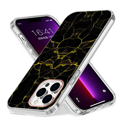 For Apple iPhone 14 (6.1") Creative Stylish Fashion Design Hybrid Rubber TPU Hard PC Shockproof Slim Fit  Phone Case Cover