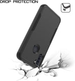 For Samsung Galaxy S23 /Plus /Ultra Tough Hybrid Shockproof Silicone Rubber TPU + Hard PC Heavy Duty Three Layer Protection  Phone Case Cover