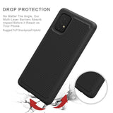 For Apple iPhone 13 (6.1") Textured Hybrid Tuff Shockproof Rugged Hard PC & Silicone TPU Anti-Slip Dual Layer Protective Bumper  Phone Case Cover