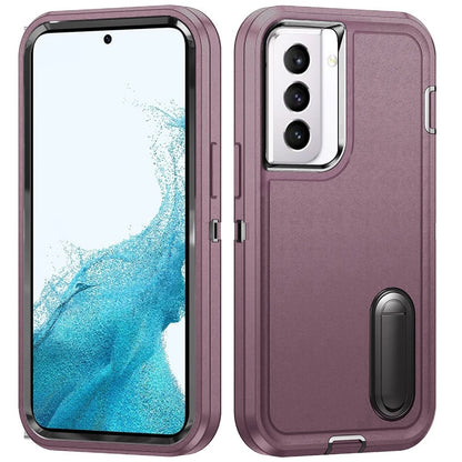 For Apple iPhone 13 Pro Max (6.7") Hybrid 3 Layers 3in1 Hard PC Shockproof with Kickstand Heavy Duty TPU Rubber Anti-Drop  Phone Case Cover
