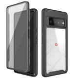 For Google Pixel 6 Hybrid 360° Full Body Protective with Built-in Screen Protector Shockproof Bumper Rugged TPU Armor  Phone Case Cover