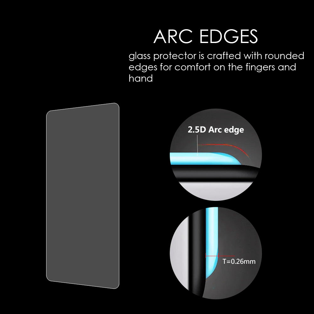 For Apple iPhone 14 (6.1") [2 Pack] Tempered Glass Screen Protector Round Edges [9H Hardness] [Case Friendly] Glass Screen Protector Guard Clear Phone Case Cover