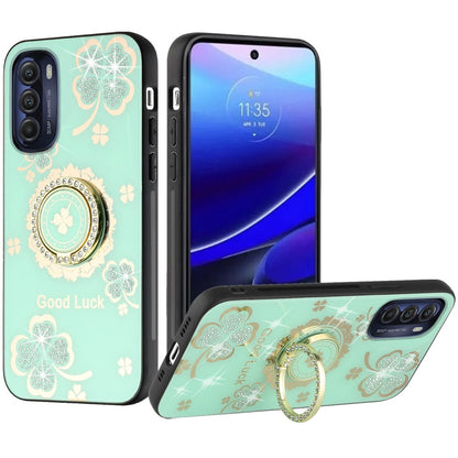 For Motorola Moto G Stylus 5G 2022 Diamond 3D Bling Sparkly Glitter Ornaments Engraving Hybrid Armor Fashion  Phone Case Cover