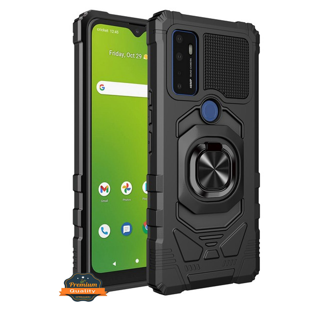 For Samsung Galaxy A23 5G Hybrid Magnetic Car Mount Ring Kickstand Stand Holder Armor Protective [Military Grade]  Phone Case Cover