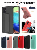 For Motorola Moto One 5G, Moto G 5G Plus, Moto One Lite Hybrid Foldable Kickstand Magnetic Heavy Duty Silicone Rubber TPU Protector  Phone Case Cover