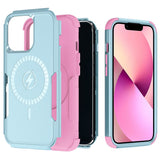 For Apple iPhone 13 /6.1" Hybrid Heavy Duty Cases Compatible with MagSafe Drop Protective Tough Rugged Slim Shockproof  Phone Case Cover