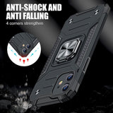 For Google Pixel 6 / 6 Pro Hybrid Dual Layer TPU and Hard PC Anti-Slip Full-Body Rugged Protective with Ring Stand Magnetic Kickstand  Phone Case Cover