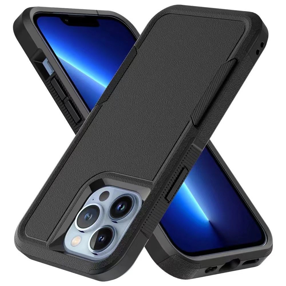 For Apple iPhone 14 Pro Max (6.7") Tough Hybrid Rugged Hard Shockproof Drop-Proof 3in1 Protection, Military Grade Armor  Phone Case Cover