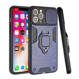 For Apple iPhone XR Kickstand Hybrid with Camera Protector, Built-in 360° Rotate Ring Stand Magnetic PC & TPU Bumper  Phone Case Cover