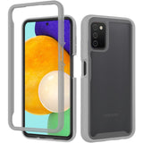 For Samsung Galaxy A03S Clear Dual Layer Rugged Bumper Frame Heavy Duty Hybrid Shockproof Rubber TPU Full Body Defender  Phone Case Cover