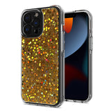 For TCL Revvl V Plus 5G (T-Mobile) Glitter Colorful Bling Sparkle Full Epoxy Glittering Shining Shockproof Soft Silicone TPU Hard PC  Phone Case Cover