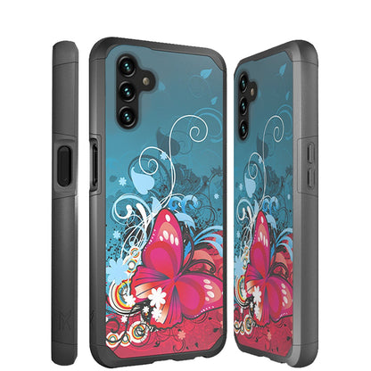 For Cricket Innovate E 5G (E Version 2022) Slim Protection Shock Absorption Hybrid Dual Layer Hard PC + TPU Rubber Frame  Phone Case Cover