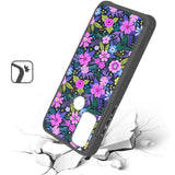For Motorola Moto G Pure Graphic Design Pattern Hard PC Soft TPU Silicone Protection Hybrid Shockproof Armor Rugged Bumper Mystical Floral Boom Phone Case Cover