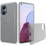 For OnePlus Nord N20 5G Transparent Hybrid Rubber Soft Silicone Gummy TPU Gel Candy Skin Flexible Skinny Slim Thin Protector Clear Phone Case Cover