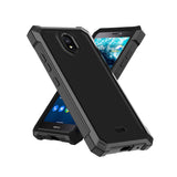 For Nokia C100 Matte Finish Hybrid Thick Shell Guard Shockproof Dual Layer Hard PC + TPU Bumper Frame Armor  Phone Case Cover
