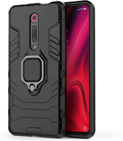 For Apple iPhone 14 Plus /Pro Max Hybrid Heavy Duty Armor Protective Bumper with 360° Degree Ring Holder Kickstand  Phone Case Cover