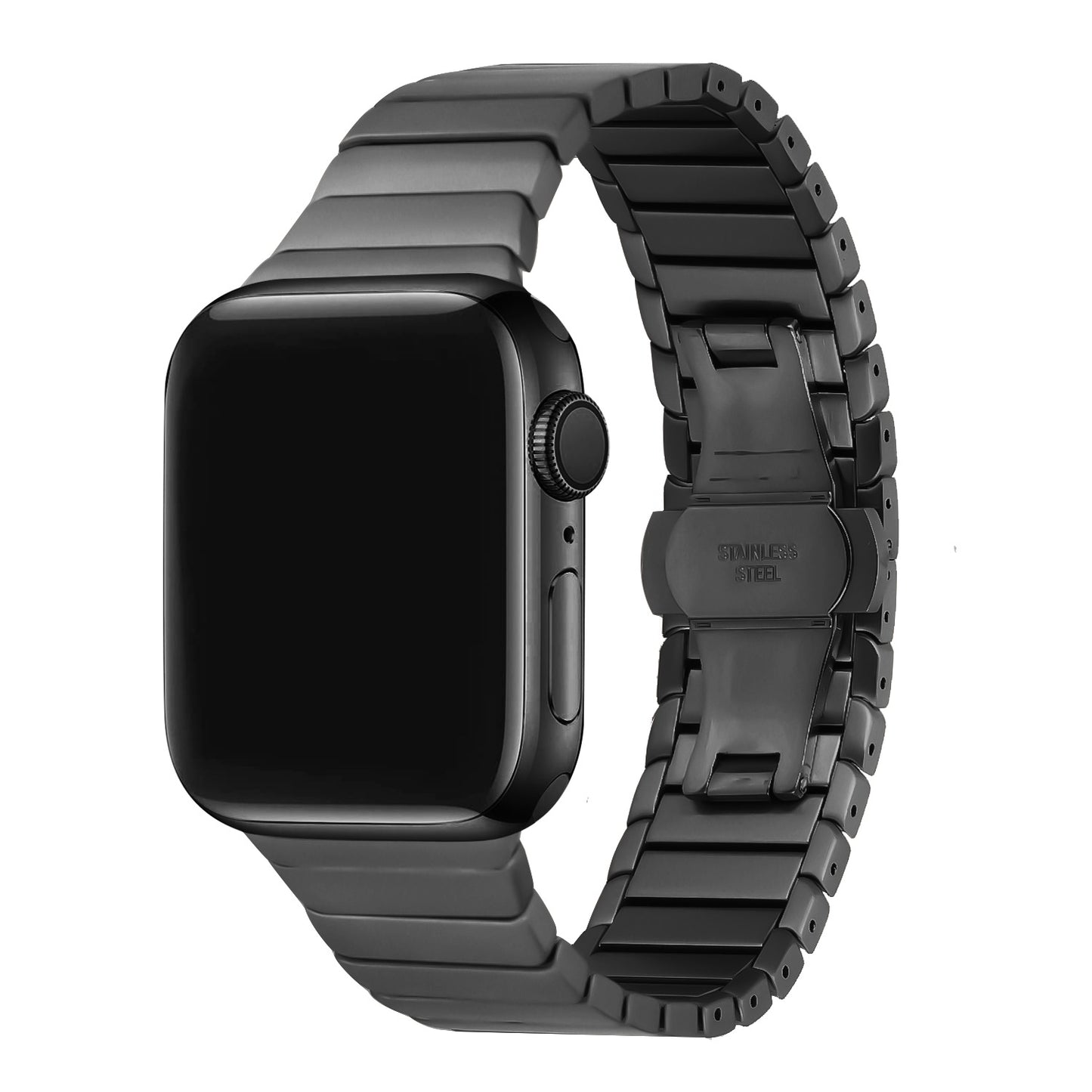 For Apple Watch Size 42/44/45mm Stainless Steal Replacement Watch Band Strap Bracelet Wristbands Buckle for iWatch Series 8/SE2/7/SE/6/5/4/3/2/1  Phone Case Cover