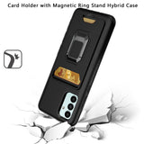 For Samsung Galaxy A13 5G Wallet Case Designed with Credit Card Holder & Magnetic Stand Kickstand Ring Heavy Duty Hybrid Armor  Phone Case Cover