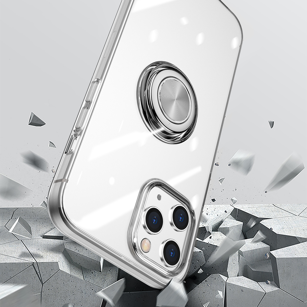 For Apple iPhone 14 /Pro Max Hybrid with Invisible Ring Kickstand, Protective TPU & Hard Shock -Absorbing  Phone Case Cover