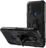 For Samsung Galaxy S22+ Plus Hybrid Heavy Duty Protection Shockproof Defender with Belt Metal Clip and Kickstand Dual Layer  Phone Case Cover