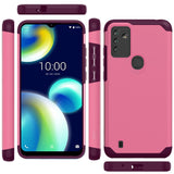 For Wiko Voix Slim Corner Protection Shock Absorption Hybrid Dual Layer Hard PC + TPU Rubber Frame Armor Defender  Phone Case Cover