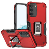 For Samsung Galaxy S22 /Plus Ultra Hybrid Cases with Magnetic Ring Holder Stand Kickstand Heavy Duty Rugged Drop Silicone Shockproof  Phone Case Cover