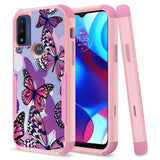 For Motorola Moto G Power 2022 Fashion Design Three Layer Heavy Duty Hybrid Sturdy 3in1 Shockproof Hard PC Protective  Phone Case Cover