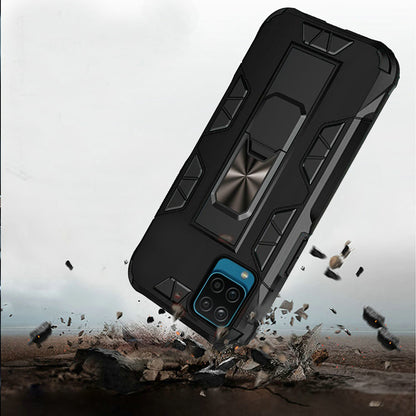 For Samsung Galaxy S22 Hybrid Magnetic Slide Ring Stand fit Car Mount Grip Holder Heavy Duty Rugged Military Grade  Phone Case Cover