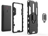For Motorola Edge+ Plus 2022 Hybrid Heavy Duty Armor Protective with 360° Degree Ring Holder Kickstand [Military-Grade]  Phone Case Cover