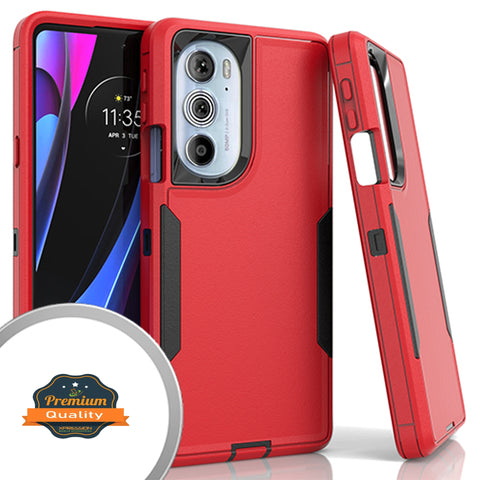 For Motorola Moto G Stylus 5G 2022 Hybrid Slim Shockproof Rubber TPU Hard PC Heavy Duty Hard Protective Dual Layers Red Black Phone Case Cover