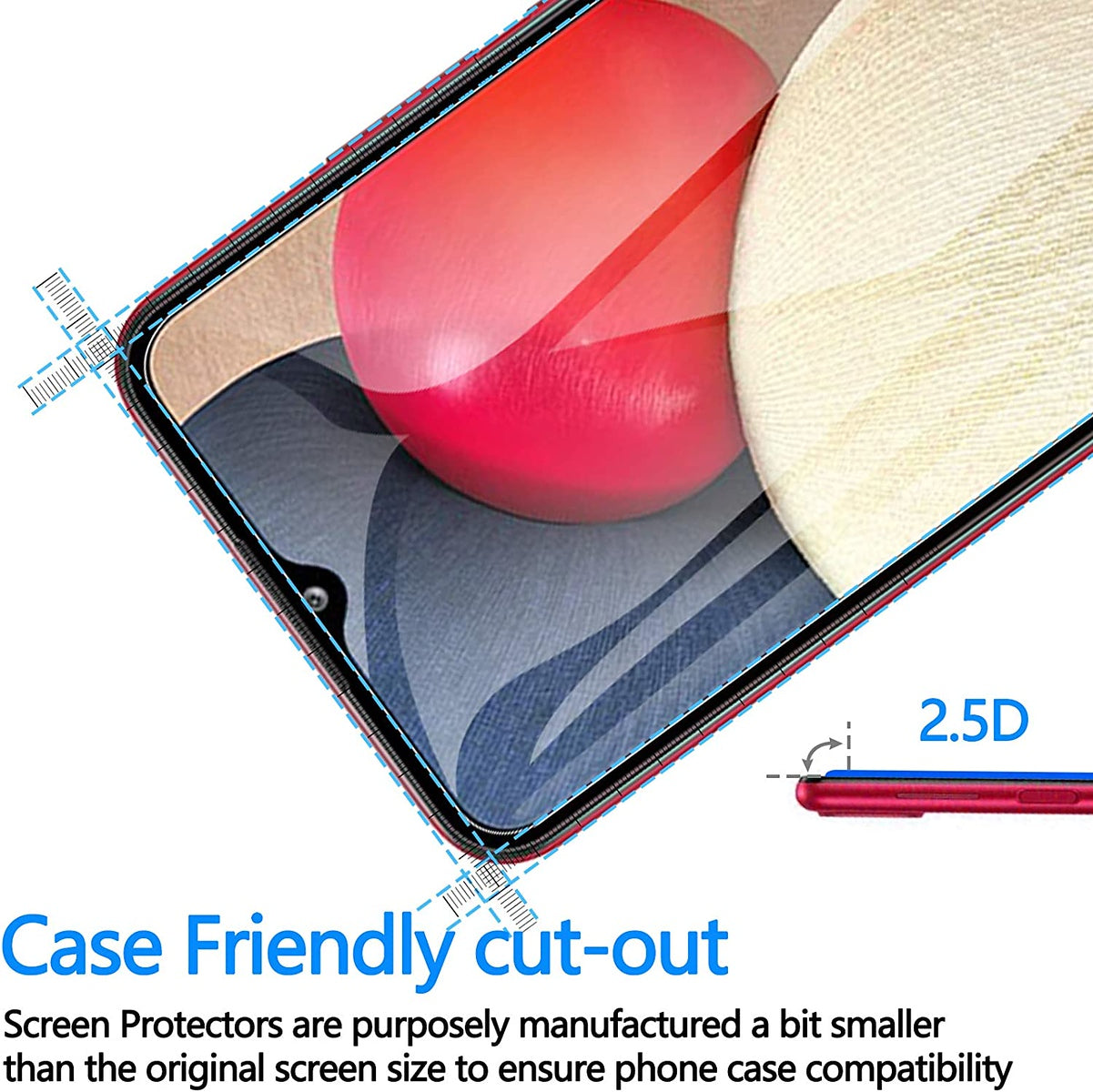 For Wiko Voix Tempered Glass Screen Protector HD Transparent [Bubble Free, Case Friendly] 9H Glass Screen Guard Clear Screen Protector