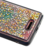 For Coolpad Revvl Plus (C3701A) Quicksand Liquid Glitter Bling Hybrid Flowing Sparkle Fashion Protector Skin Pink Phone Case Cover