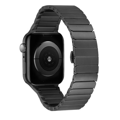 For Apple Watch Size 42/44/45mm Stainless Steal Replacement Watch Band Strap Bracelet Wristbands Buckle for iWatch Series 8/SE2/7/SE/6/5/4/3/2/1  Phone Case Cover