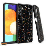 For Samsung Galaxy A13 5G Marble Fashion Stone Stylish Flake Glitter Bling Hybrid Slim Glossy TPU Rubber Hard Protection  Phone Case Cover