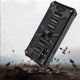 For Samsung Galaxy A71 5G Heavy Duty Hybrid Shockproof [Military Grade] Rugged Protective with Kickstand Fit Magnetic Car Mount  Phone Case Cover
