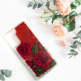 For Apple iPhone 13 /Pro Max Mini Hybrid Bling Luxury Fashion Design Flowing Liquid Glitter Floating Quicksand Sparkle Glitter Soft TPU + PC  Phone Case Cover