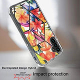 For Samsung Galaxy A13 5G Electroplated Design Pattern Hybrid Luxury Fashion Hard PC TPU Bumper Hybrid Shook-Proof Armor  Phone Case Cover