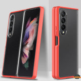 For Samsung Galaxy Z Fold 4 5G Transparent Full Body with Built-in Screen Protector Hard PC Ultra-Thin Shockproof Protective  Phone Case Cover