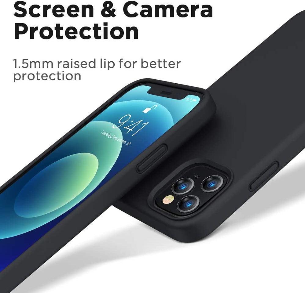 For Apple iPhone 14 (6.1") Slim Fit Hybrid Silicone Soft Gel Rubber TPU Full Body Protection Shockproof Protective  Phone Case Cover