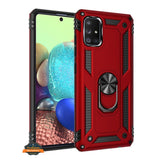 For Samsung Galaxy S20 FE /Fan Edition Shockproof Hybrid Dual Layer PC + TPU with Ring Stand Metal Kickstand Heavy Duty  Phone Case Cover