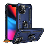 For Apple iPhone XR (6.1") Shockproof Hybrid Dual Layer Hard PC TPU with Ring Stand Kickstand Heavy Duty Armor Shell  Phone Case Cover